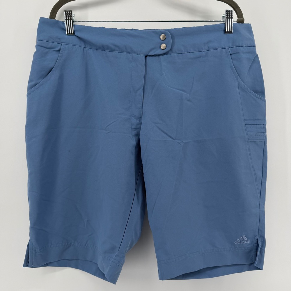 Adidas Performance Shorts Womens XL Blue Golf Hiking Outdoor Lightweight Active
